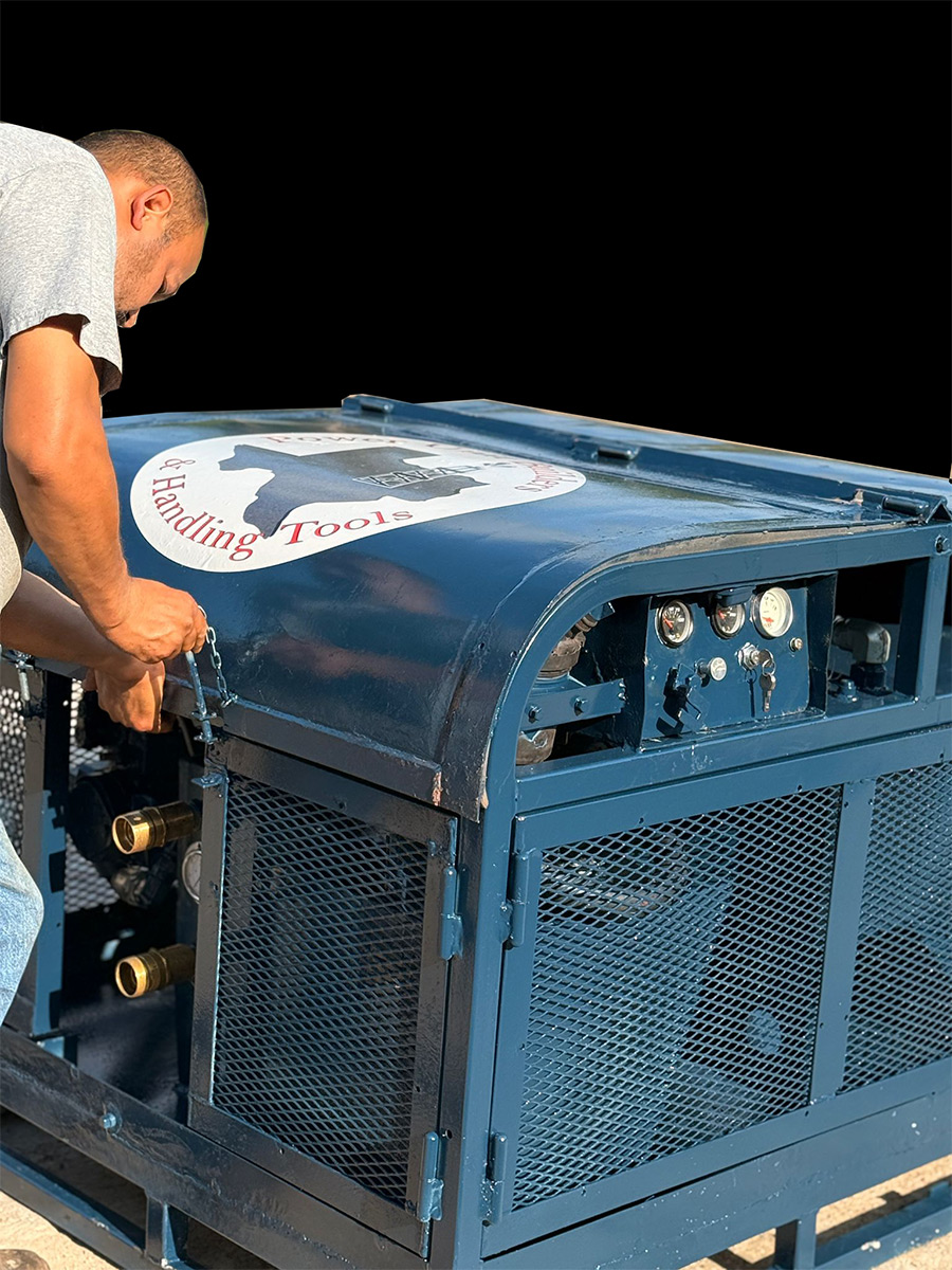 Hydraulic Diesel and Electric Power Units built to design by Power Unit Builders & Handling Tools - Oil Tool Equipment.